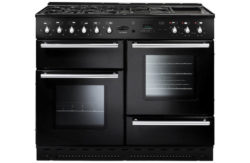 Rangemaster Toledo 110cm Dual Fuel Range Cooker - Black